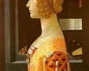 Portrait of Giovanna Tornabuoni - 多梅尼科·基尔兰达约